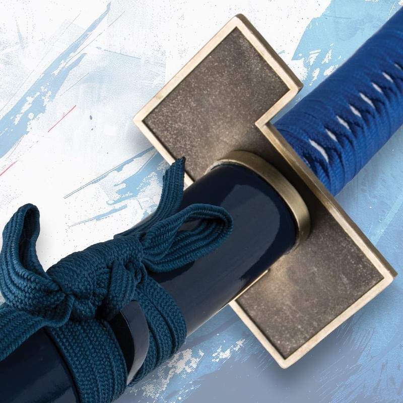 Grimmjow Zanpakuto Sword | 27" Stainless Steel Blade | Blue