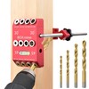 BOXmime Angle Drill Guide Jig for Straight Hole,30°/45°/90° Angled Hole.Aluminium