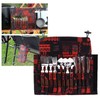 12 Pcs Stainless Steel Wooden Handle Tableware Set Outdoor 4