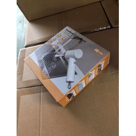 Electric Scrubber Brush for Kitchen, Bathroom, Car – Cordless Power Scrubber with 5 Brush Heads, Extendable Handle, Rechargeable & Waterproof – Deep Clean Grout, Tile, Oven, Shower, Wheels