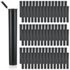 LOPYXBR 100 PCS 116 mm Pre Roll Tubes Black Plastic