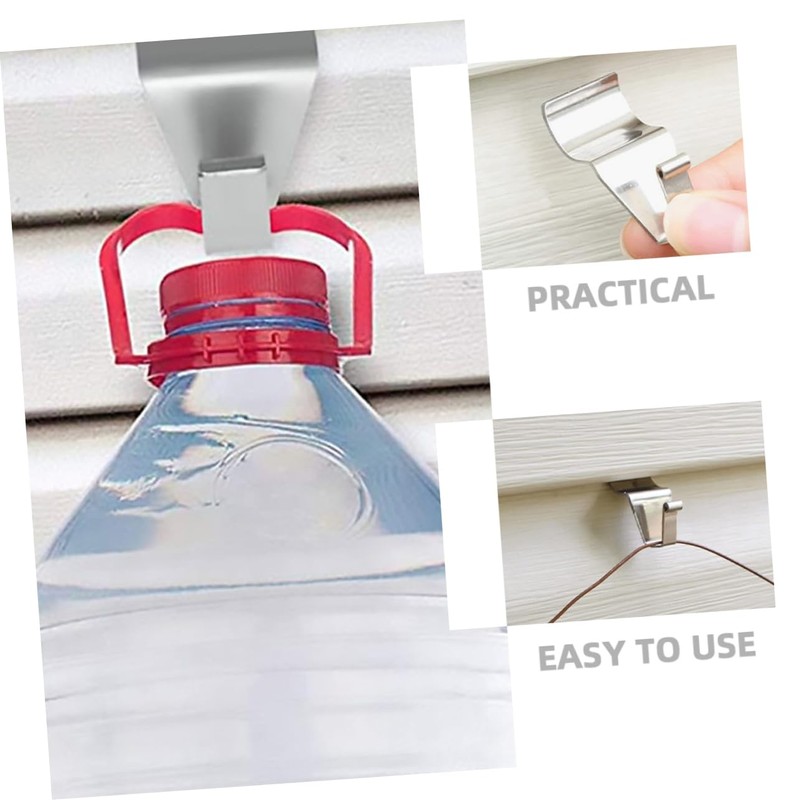 Hohopeti 12pcs Heavy Duty Stainless Steel Vinyl Siding Clips Easy