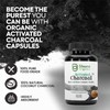 Bhumi Organic Coconut Based Activated Charcoal 500 mg, 60 Veg.Capsules,