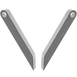 Wdwlbsm 2 PCS Keychain Pry Bar EDC Pry Bar for Every Day Carry Small Pry Bar EDC,Stainless Steel Pry Bar