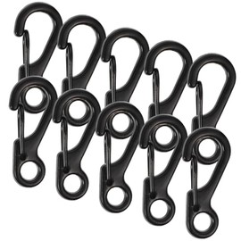 Abaodam Hebilla Colgante para Exteriores Mini Mosquetones Clips Pequeños Mosquetón para Uso