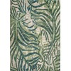 nuLOOM Cali Abstract Leaves Runner Rug, 2' x 6', Green