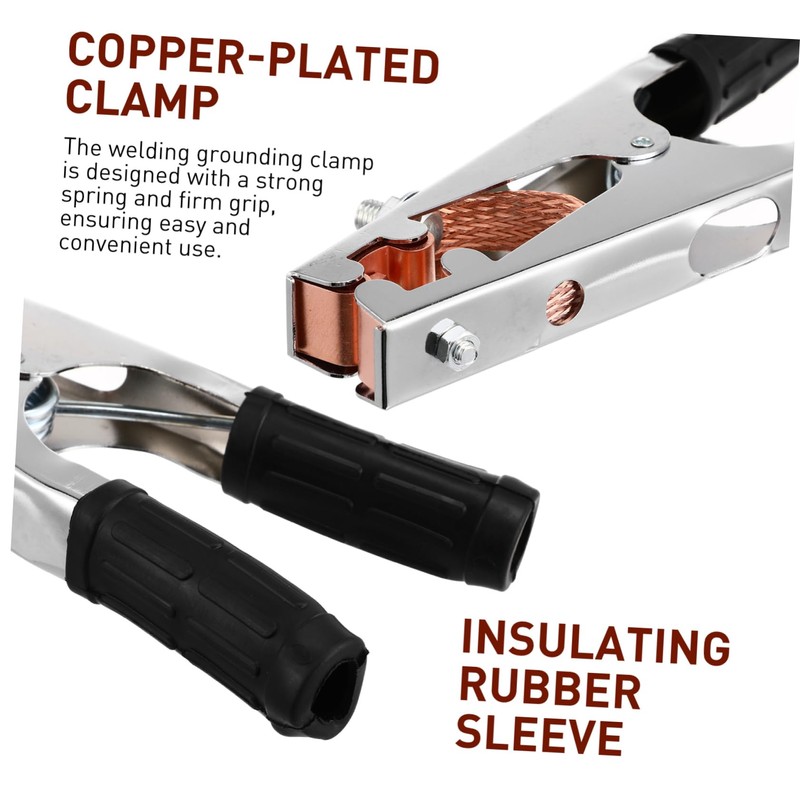Operitacx 800A Heavy Duty Welding Ground Clamp Earth Grounding Clip
