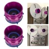 1 Pair NAB Hub Adapters Polished Aluminum Alloy Universal Loading