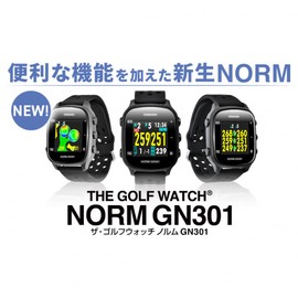 GreenOn The Golf Watch Norm II Plus *Michibiki L1S Compatible Color LCD THE GOLF WATCH NORM II Plus (NORM GN301 Black)