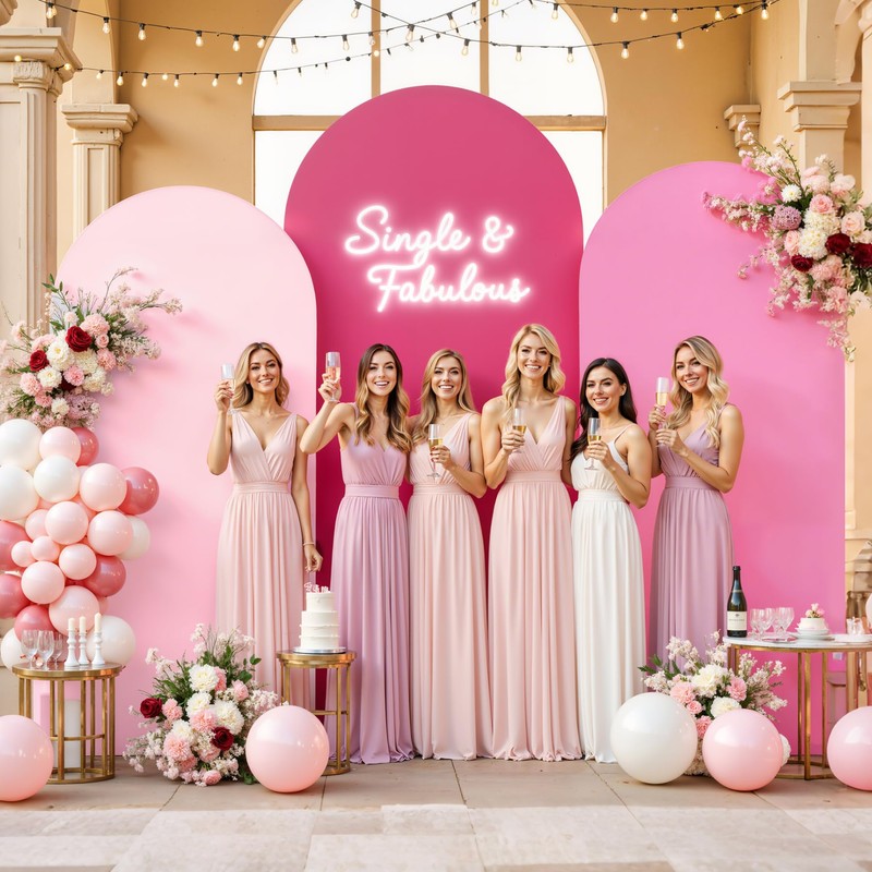 Set of 3 Arch Backdrop Covers(7.2ft, 6.6ft, 6ft) - Premium