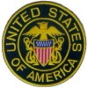 Unbranded UNITED STATES OF AMERICA Embroidered Patches 3" Diameter