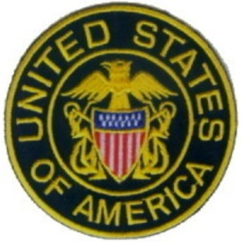 Unbranded UNITED STATES OF AMERICA Embroidered Patches 3" Diameter