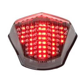 Integrated Sequential LED Tail Lights Clear Lens for 2009-2017 Yamaha FZ6R