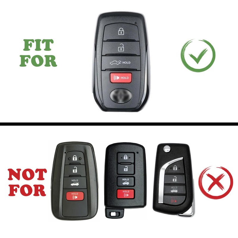 TANDRIVE Key Fob Cover for Toyota 2026 2025 2024 Tacoma