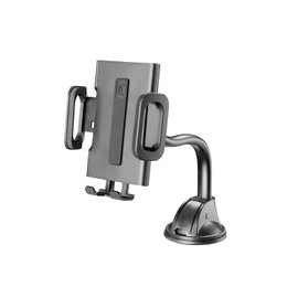 Cellularline | Hug Flexi - Universal | Auto-Smartphone-Halterung mit Saugnapf-Befestigung - Universell für alle Handys - Stabil und sicher - 360° drehbar