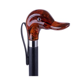 FootFitter 23” Shoe Horn, Medium Length Premium Shoehorn, Prevents Strain & Creasing (MADE IN ITALY) (Duck Handle)