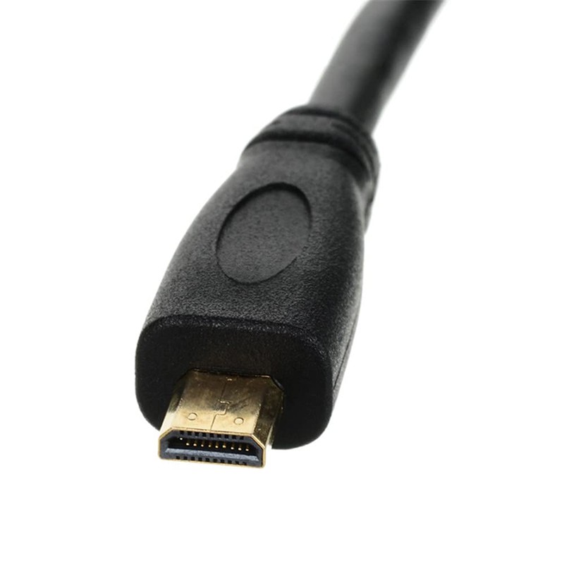 ChenYang Micro HDMI Male to HDMI Male Stretch Spring Cable