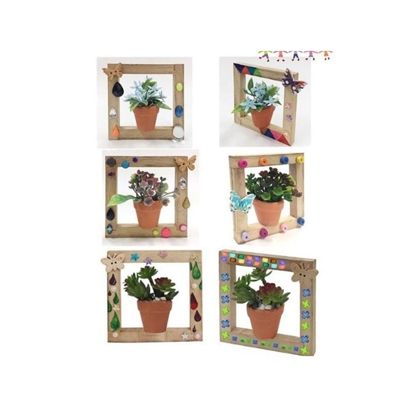 Making Cute Mini Flower Pots (For 5 People) C Succulent