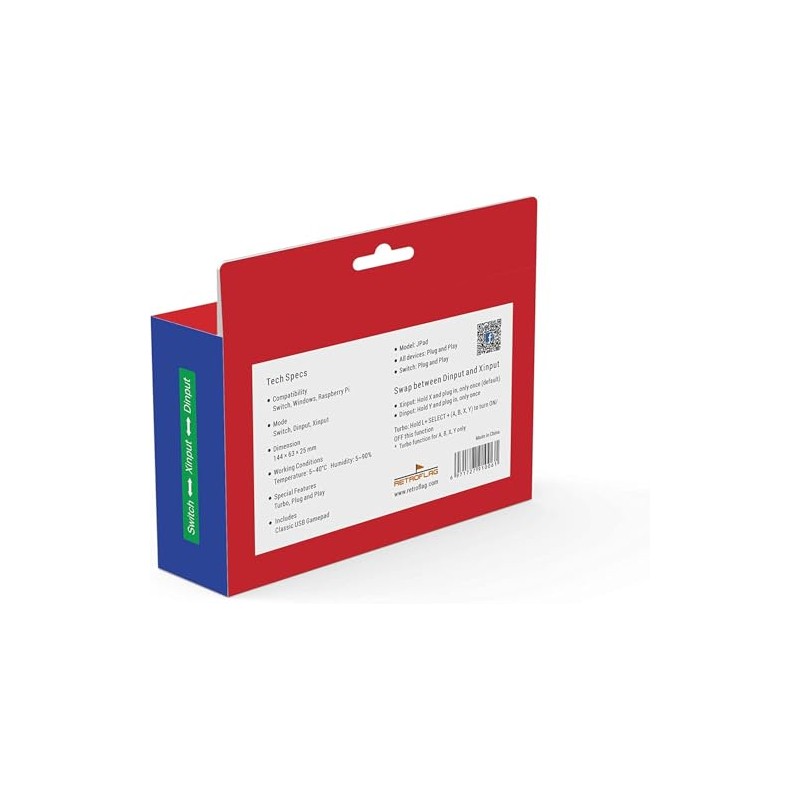 Digitalkey Retroflag Classic Wired USB Gaming Controller via PC Mod.