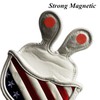 Stars & Stripes Patriotic Golf Half Mallet Putter Headcover, Center