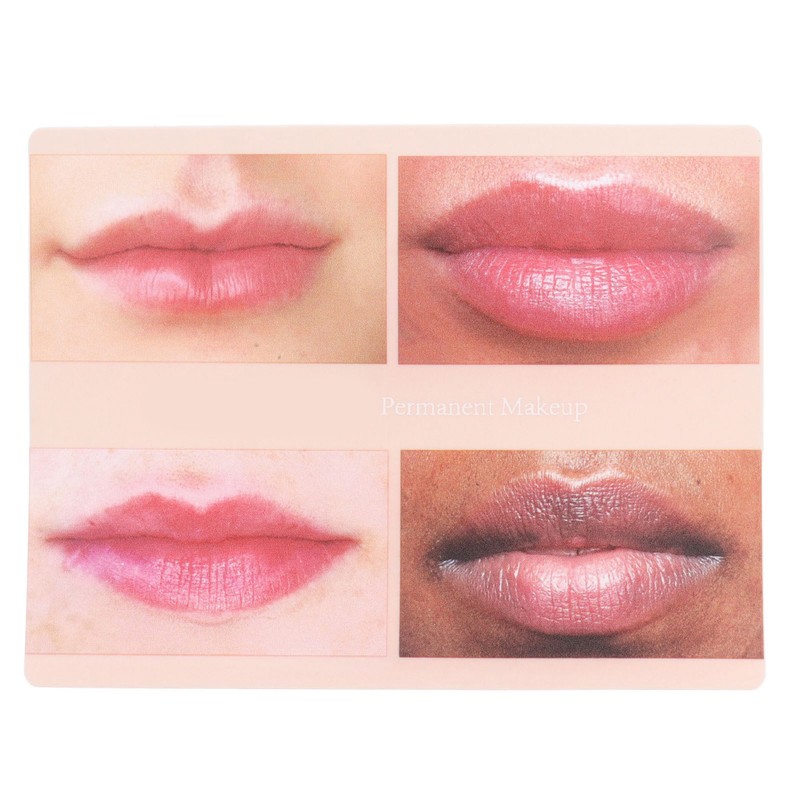 2pcs Lip Practice Skin 4 Lip Shapes Permanent Makeup Lip