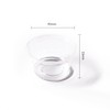 100Pcs Plastic Disposable Nail Dappen Dishes Plastic Manicure Cups Nail