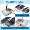 Yaocom 2 Pcs 6 Slot Stainless Steel Ice Cube Maker