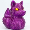 Wolf Duck 3D Printed Small Gothic Duck Figurine, Desk Duck