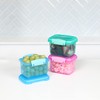 Sistema 3-Piece Food Storage Containers with Lids for Lunch, Meal