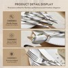 KINGSTONE Silverware Set, Luxury 40 Piece Flatware Set for 8,