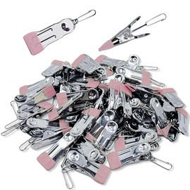 Multipurpose Heavy Duty Stainless Steel Clothespins, Clothes Pins for Laundry, Towel Drying Clips, Outdoor Clothespins for Socks, Towels, Snacks, Photo (66, Pink)