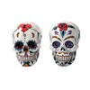 Da y calaveras de los muertos de sal pimenteros figura