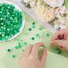 SOFPLATE 1 Box 800Pcs 4 Styles 9mm Pony Green Beads