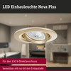 Paulmann Nova Plus 92403 Recessed Light IP65 Round 93 mm
