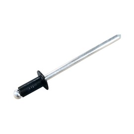 Eagle 1 Blind Aluminum Pop Rivets (1/8" x 1/4", 42) Blind Pop Rivets - Gutter pop Rivets - Many Colors With Free 1/8" drill bit included (1000 pcs, Black)