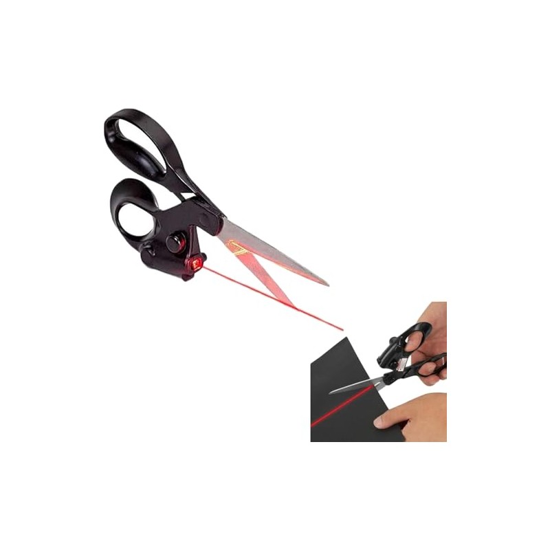 Professional Laser Guided Scissors, Multifunctional Sewing Guided Scissors Cuts Straight