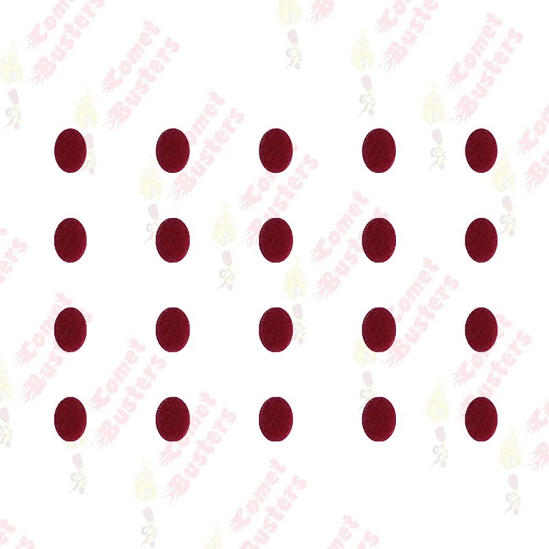 Comet Busters Oval Maroon Bindi (5 mm) (BIN727)