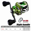 Left Hand Baitcasting Reel 18+1 BB Bearings Portable Fishing Reel