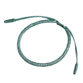 EXINOX Tibetan Spiritual Handmade Bracelet for Men/Women, Traditional Knot, Buddhist, Stainless Steel, turquoise