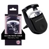 JAPONESQUE Travel Eyelash Curler, Black - Plastic Eyelash Curlers for