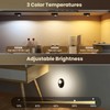 LightingWill Motion Sensor Puck Lights, Dimmable Under Cabinet Light, 3