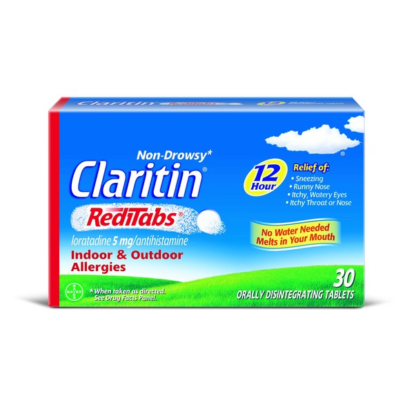 Claritin Allergy Adult 12 Hour (5mg) 30-Count RediTabs