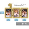 Frametory 5x7 Triple Picture Frames, Trifold Photos Frame Collage, Hinged