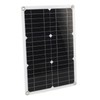 18V 20W Portable Solar Panel Semi Flexible Monocrystalline Waterproof Solar