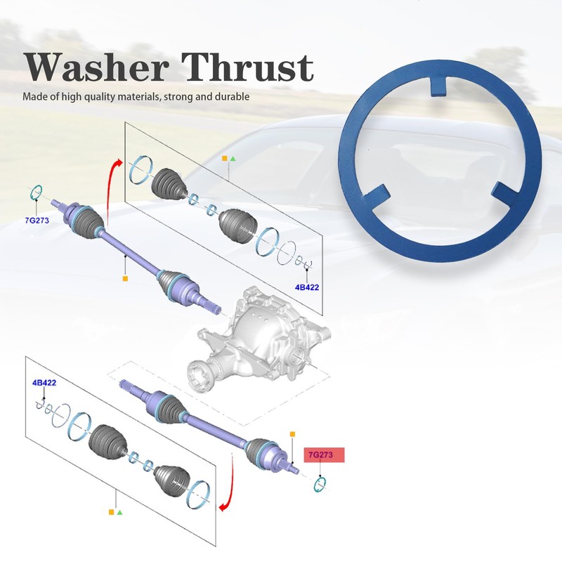 Generic FR3Z-7G273-A Fit for Ford Mustang Axle Thrust Washer