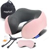 napfun Neck Pillow for Traveling, Upgraded Travel Neck Pillow for