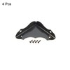 uxcell Metal Desk Corner Protectors Table Edge Cover Guard 40x40x9mm