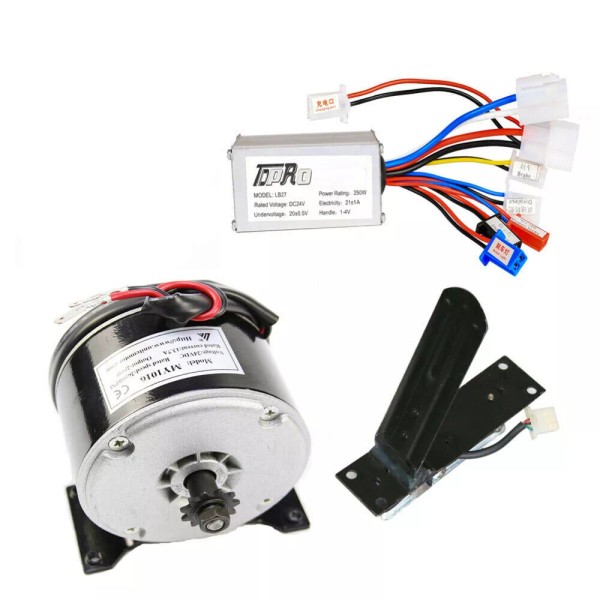 Unbranded 24V 250W Brush Motor Controller & Foot Pedal FOR