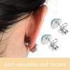 6PCS Earring Lifters Backs, Earring Backs for Droopy Ears Adjustable