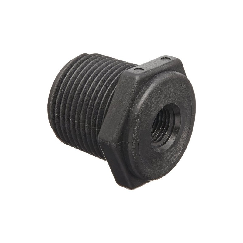Banjo RB050-025 Polypropylene Pipe Fitting, Reducing Bushing, Schedule 80, 1/2